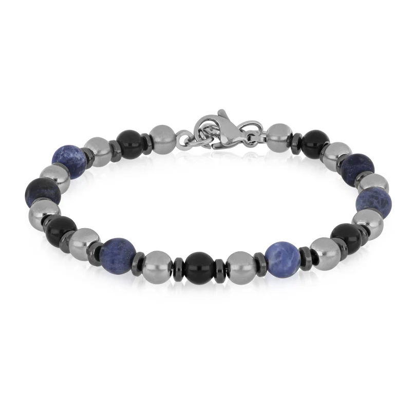 bracciale-uomo-in-acciaio-e-pietre-colorate-mikon